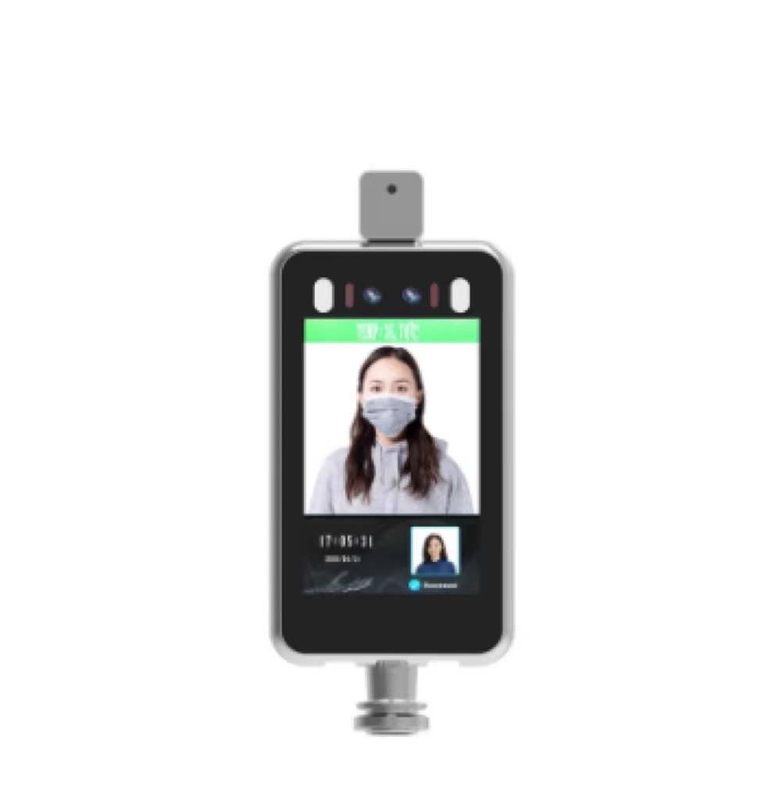 2MP Beheer van de het Systeem Verticale Pas van Temperature Face Recognition het Biometrische